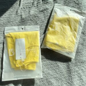 Buffbunny Yellow Activewear Set